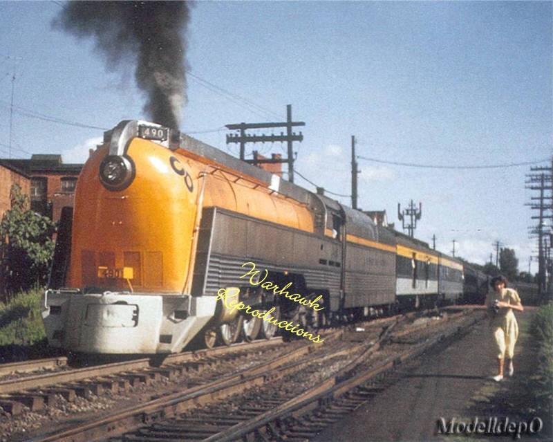 Hudson L-1 Orange C&amp;O railway